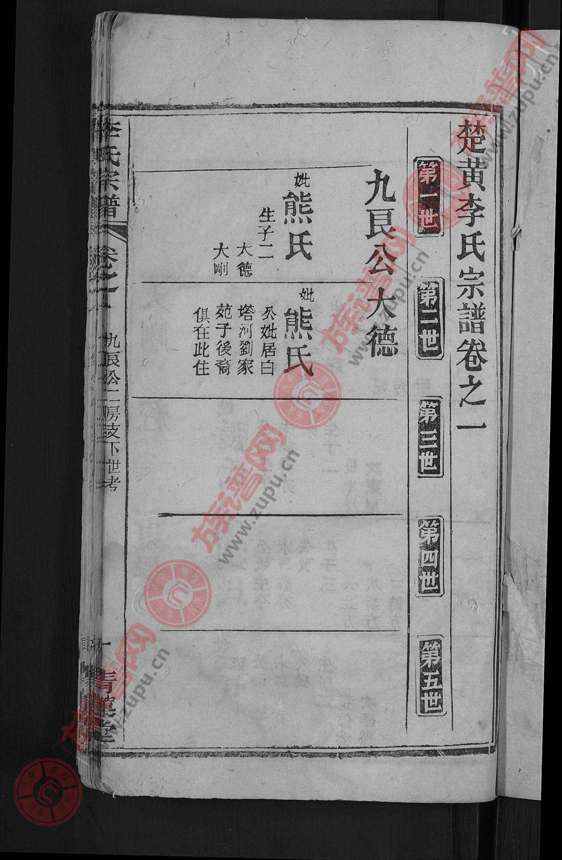 青莲堂李氏宗谱 [5卷,首1卷]第2本