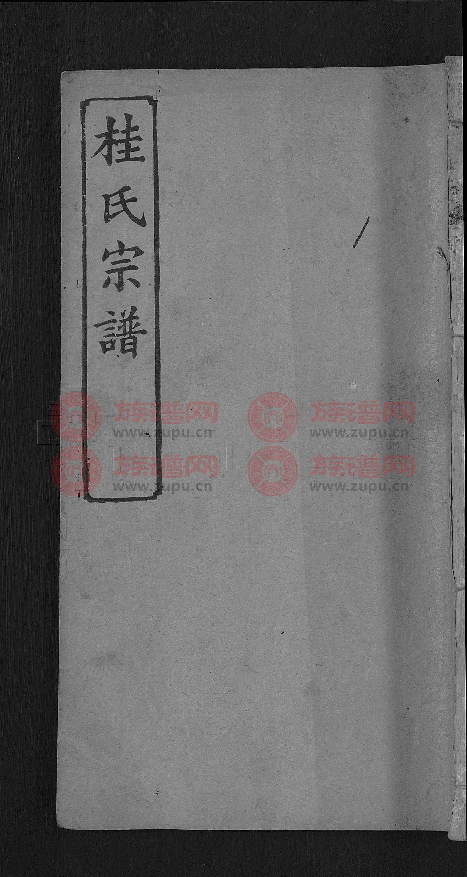 桂氏宗谱 [10卷,首2卷]第6本